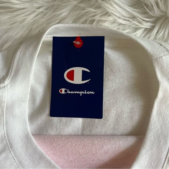 New Champion Short Sleeve Orange and White Tee Large Tall - Picture 4 of 5